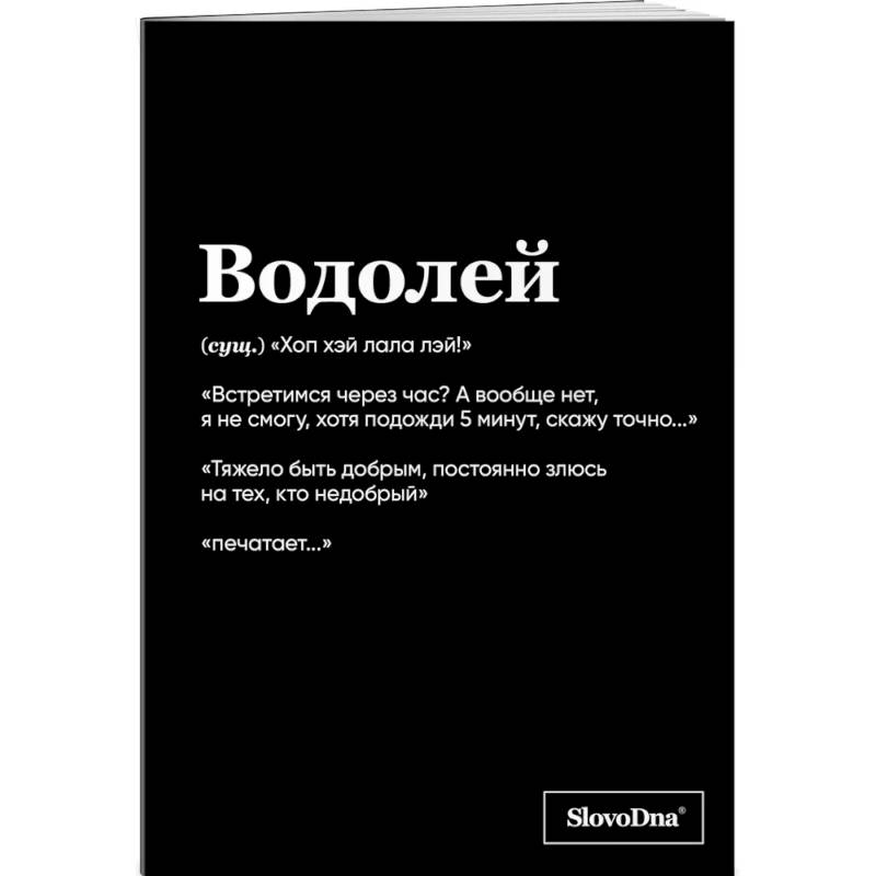 Тетрадь в клетку SlovoDna. Водолей (А5, 48 л., мягкая обложка)