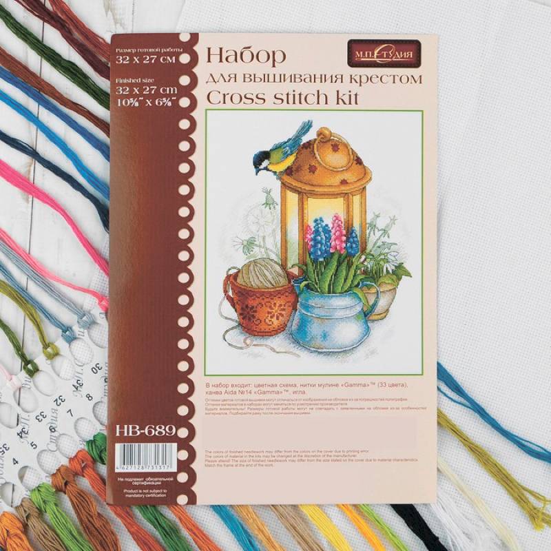 Набор для вышивания мулине 'Искра весны ' 27x32 см