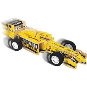 Сборная деревянная модель 'Гоночный автомобиль'. С инерционным двигателем (HL004A)