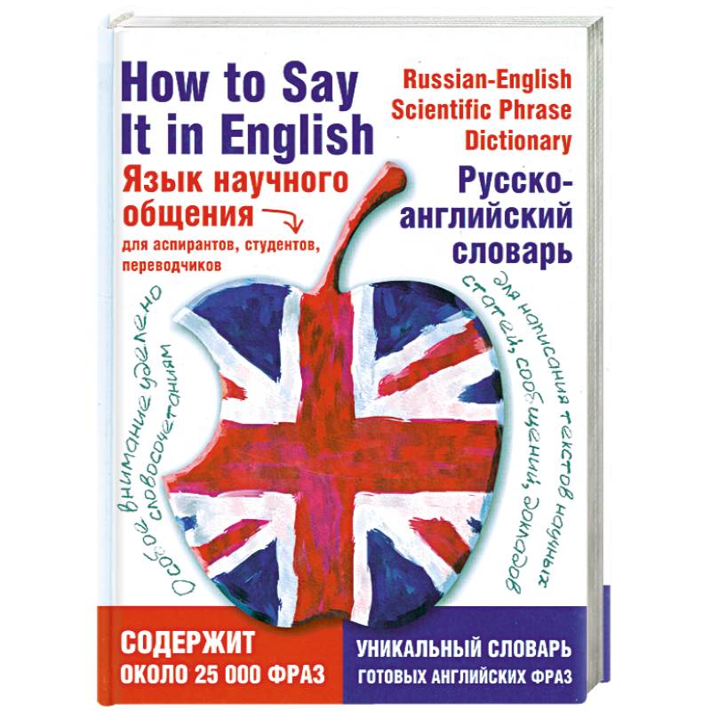 Язык научного общения. "Русско-английский словарь научного общения". Английский научный язык.