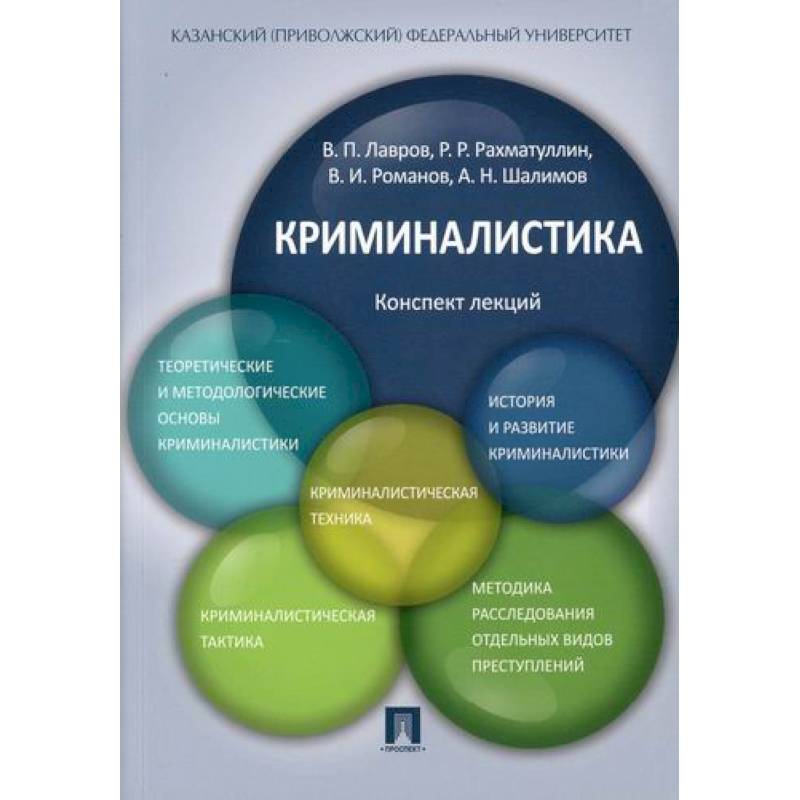 Криминалистика: конспект лекций Криминалистика: конспект лекций