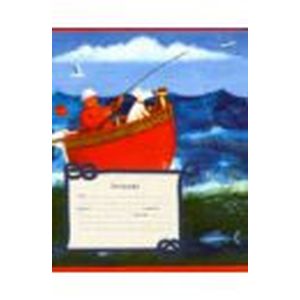 Тетрадь ученическая 'Питер Аддерли' (12 листов, клетка, в ассортименте)