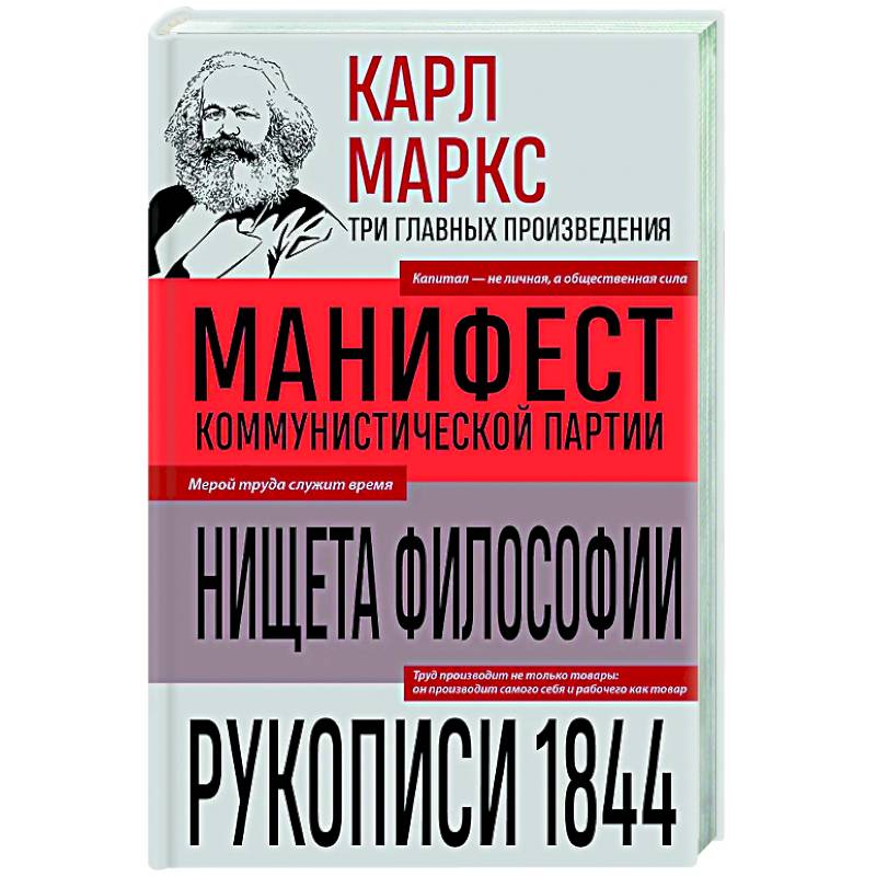 Карл Маркс. Манифест коммунистической партии. Нищета философии. Рукописи 1844