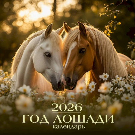 Календарь 2026 настенный перекидной. Год лошади