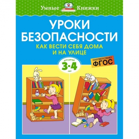 Книги для дошкольников (4-6 лет), книга Уроки безопасности.Как вести себя дома и на улице купить по скидке