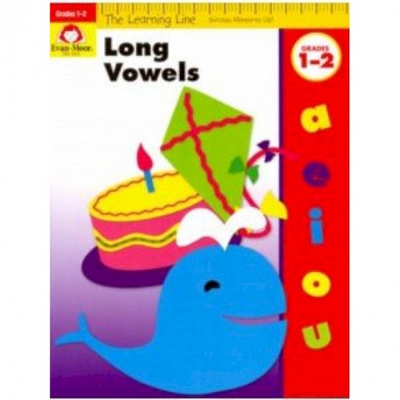 Литература на иностранном языке для детей, книга The Learning Line Workbook. Long Vowels, Grades 1-2 купить по скидке