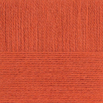 Ангорская тёплая. Цвет 189-Яркооранжевый. 5x100г