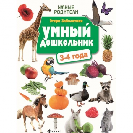 Общая подготовка к школе, книга Умный дошкольник: 3-4 года купить по скидке