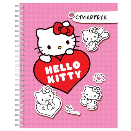 Книжки с наклейками, книга Hello Kitty: стикербук купить по скидке