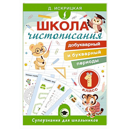Письмо, мелкая моторика, книга Школа чистописания: добукварный и букварный периоды. 1 класс купить по скидке