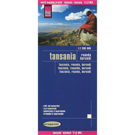 Книги, книга Танзания. Карта. Tanzania 1:1.200.000 купить по скидке