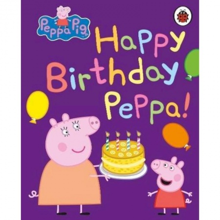 Чтение на английском языке, книга Happy Birthday, Peppa  (board book) купить по скидке