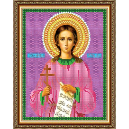 «Светлица» набор для вышивания бисером 8724 «Св. Мученица Кристина» бисер Чехия 19x24см
