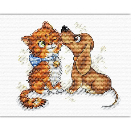 Набор для вышивания 'Лучшие друзья' 18 x 14 см