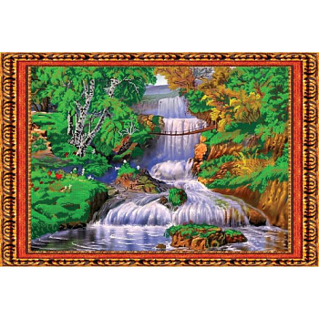 Набор для вышивания бисером №100 «Водопад» бисер Чехия 59,7x40,3 см