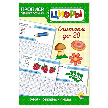 Прописи первоклассника. Считаем до 20