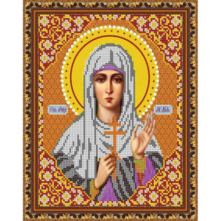 «Светлица» набор для вышивания бисером 8726 «Св. Мученица Лидия» бисер Чехия 19x24см