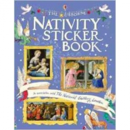 Чтение на английском языке, книга Nativity sticker book купить по скидке
